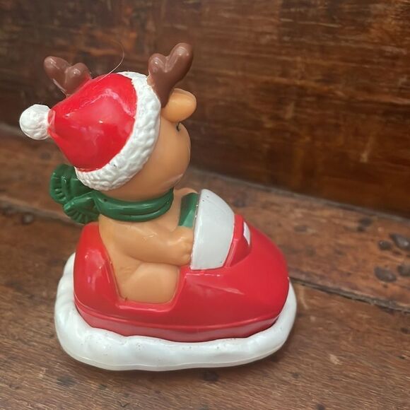 Collection of 4 plastic M & M ornament, wind up toys & top - Picture 3 of 12